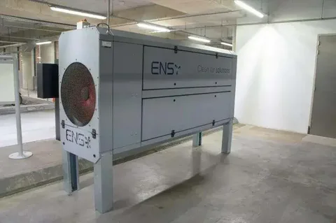 ENS Clean Air Solutions: вентилятор в системе Aufero